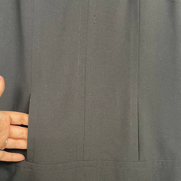 NWT Tahari Arthur Levine Black Dress‎ with Pockets , Size 0 - Picture 3 of 12